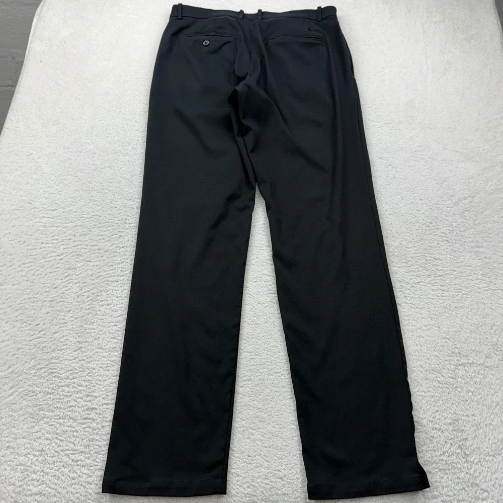 Nike Dri-FIT Standard Fit‎ Black Golf Pants Mens 34x34 Stretch Trousers